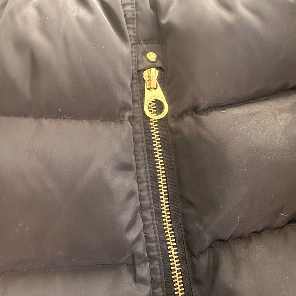 Laundry by Shelli Segal Black Puffer Jacket with Faux Fur Hood - Picture 7 of 11